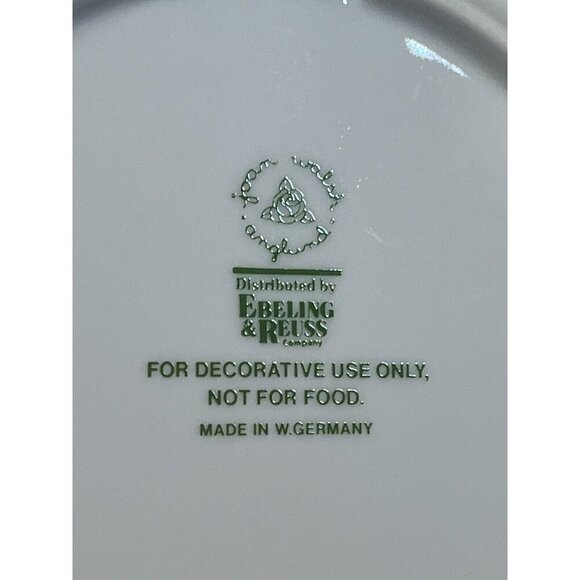 Joan Walsh Anglund 1966 April Plate Ebeling & Reuss W. Germany Collectible Vtg - Picture 3 of 4